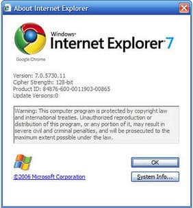 谷歌的Internet Explorer解决方案：让它成为chrome